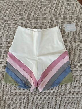 Port de Bras - Rainbow Biker Shorts *NWT